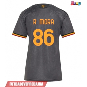 Lacne Ženy Futbalové dres AS Roma Rodrigo Mora #86 2026-27 Krátky Rukáv - Tretina